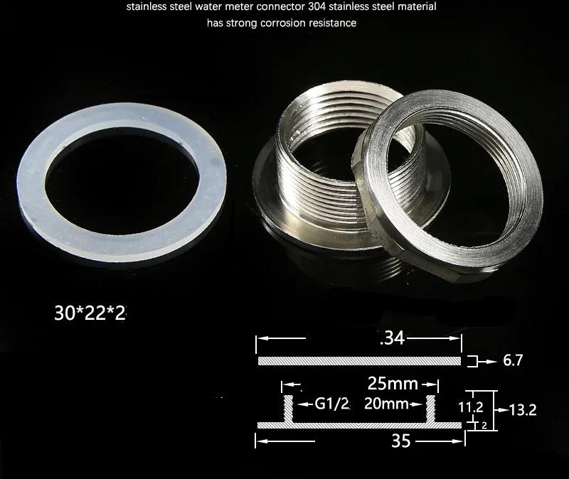 3/4”1"1.2"1.5"2 Zoll Edelstahl Rohrfitting Wassertank Loch Ablaufanschluss Wassereimer Wasserturm Verbindung