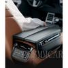 Car Armrest Cover Center Console Box Cushion Heighten Pad Leather Mat W/Pocket