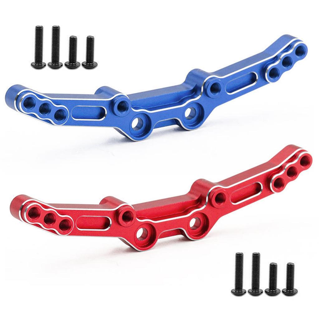 Aluminum Alloy Rear Shock Tower Plate for 1/10 4-TEC Car Upgrade Parts Protective Bracket Shock Absorbers Rack