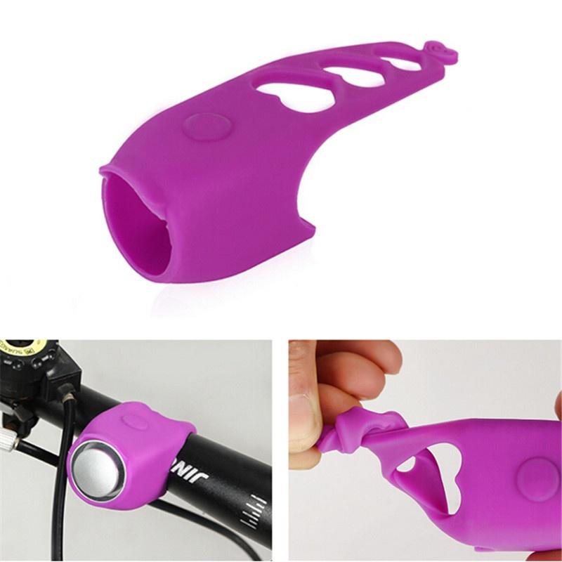 Electric Cycling Bells 120dB Bicycle Handlebar Bell Horn Rainproof IPX4 Silica Gel Shell MTB Ring