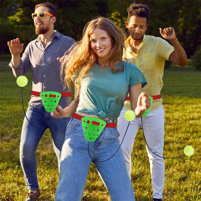 Adult Swinging Ball Game Set No Complicated Setup Fun Play Toy for Family Backyard Summer Birthday Party Outdoor Activities