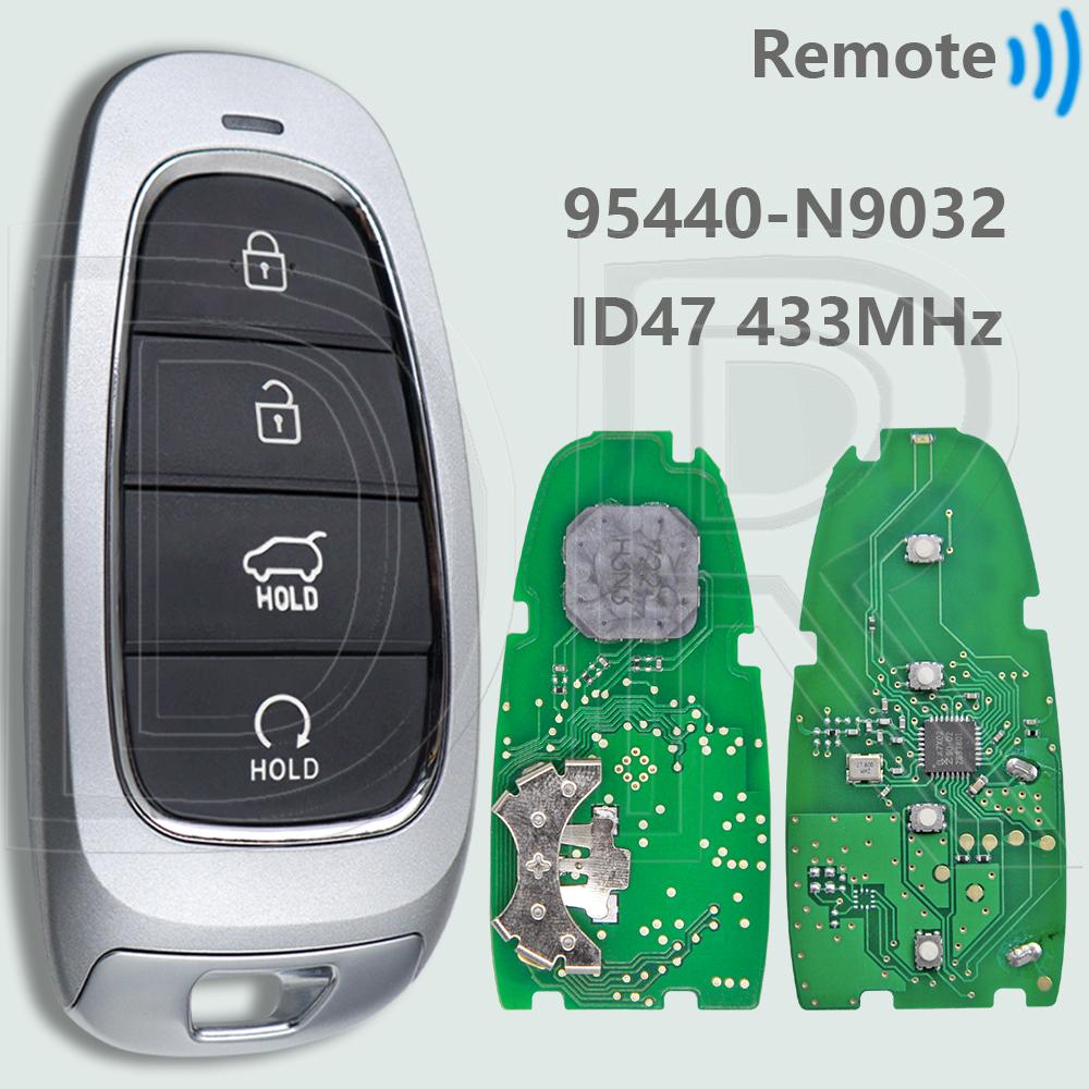 DR 95440-N9010/N9022/N9030/N9032/N9040/N9042/N9052/N9072/N9080 ID47 Chip 433MHz Car Remote Key For Hyundai Tucson 2021-2024