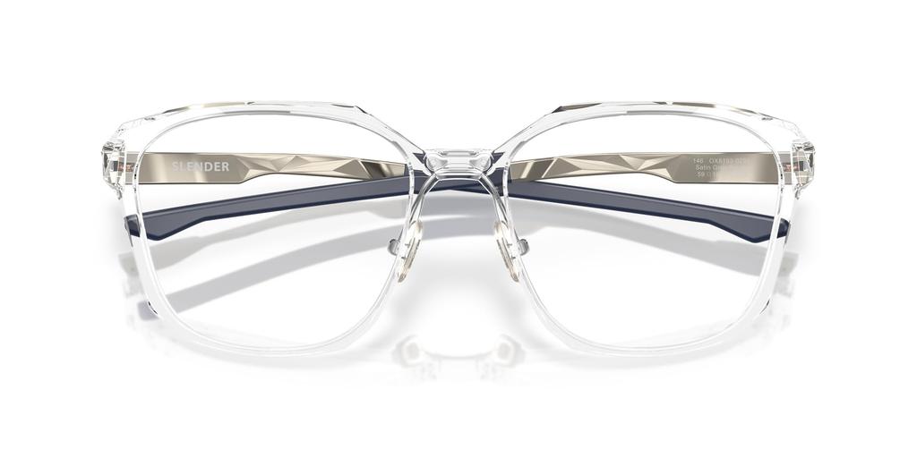 Oakley Sunglasses 0OX8193 SLENDER POLISHED CLEAR FRAME 81930357 Polarized [Oakley]