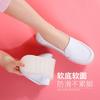 Versatile new nurse shoes women's flat non-slip white jelly soft sole breathable not tired foot hospital work shoes