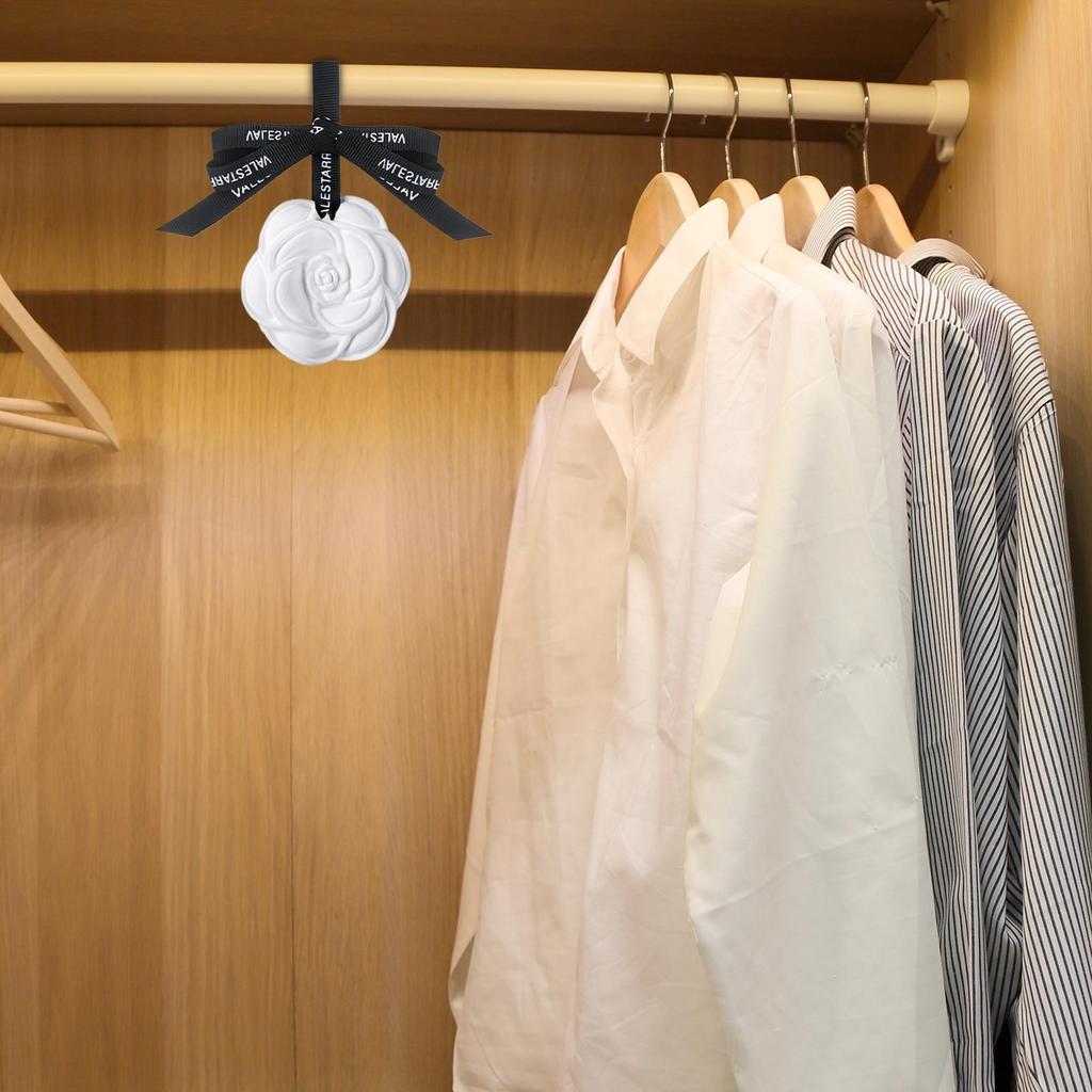 1/6pcs Car Pendant Long-Lasting Elegant Wardrobe Deodorizer Aromatherapy Plaster Wax Tablet Home Car Decoration Air Fresheners