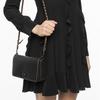 COACH Dinky Leather Crossbody Bag, Shoulder Bag Women's Black 55149-BPBLK