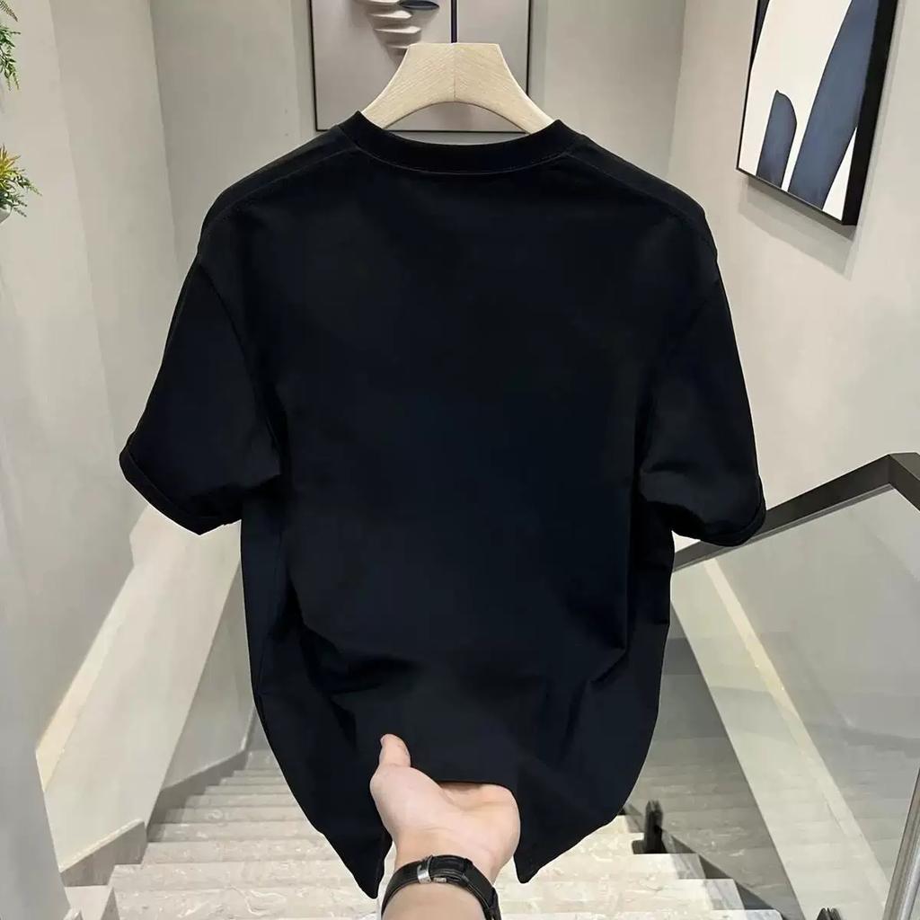 Men Women Cotton Short Sleeve T Shirt American Style Casual Basic Tee Top Summer Streetwear Unisex Loose Fit Breathable Clothing