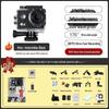 4K Waterproof 360° Panoramic Action Camera for Motorcycle & Fishing