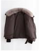Big Fur Collar Down Cotton Coat Large Size Thickened Warm Jacket