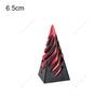 Giocattolo Fidget Cone Spirale Stampato in 3D Piramide Impossibile Attraversabile Scultura Antistress Giocattoli per Adulti Sollievo dallo Stress per Bambini Giocattolo da Tavolo