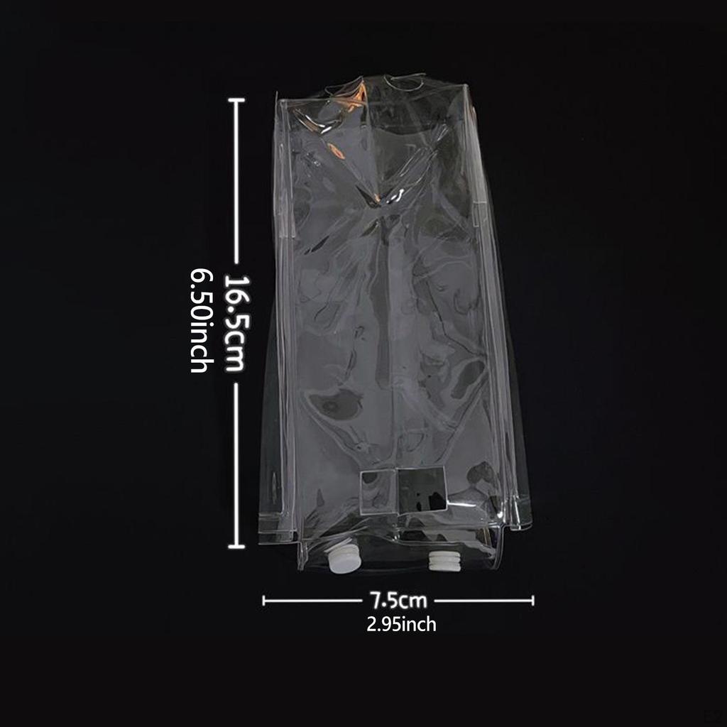 Borsa Porta Bambole Mini, Organizer con Ciondolo Appeso Figura Trasparente