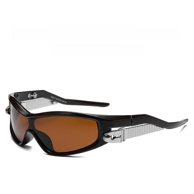 Y2k Futuristic Sunglasses Women Polarized Uv400 Outdoor Sports For Streetwear