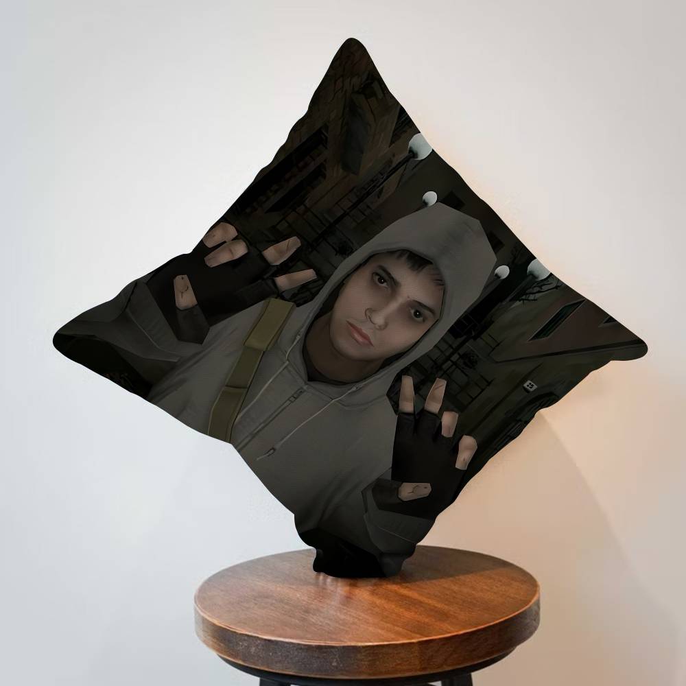 Cry of Fear Game Pillow Covers Cartoon Sofa Decorative Home Double-sided Printing Short Plush Cute Cushion Cover