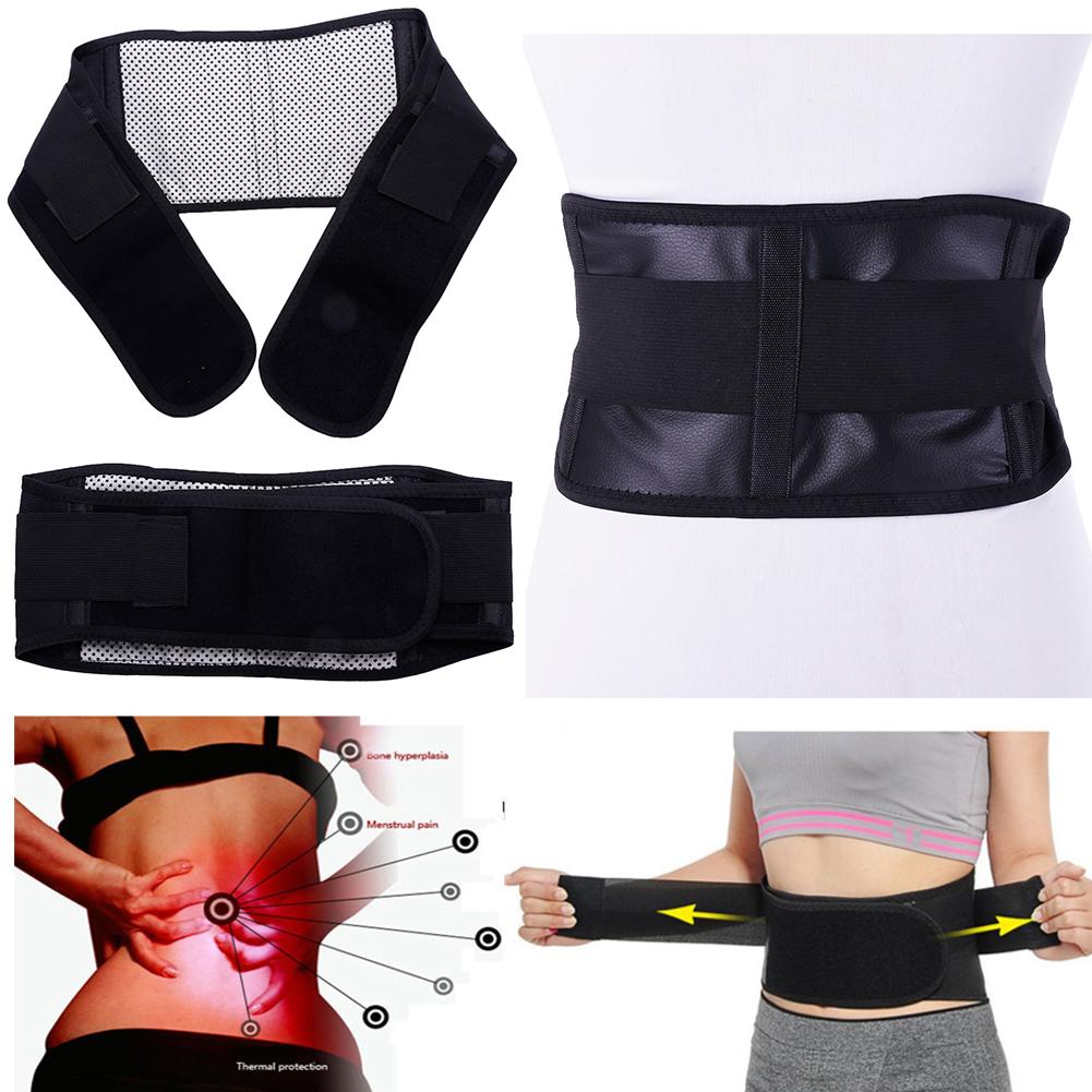 

1Pcs Adjustable Neoprene Double Pull Lumbar Support Lower Back Belt Brace Pain Relief Band Waist Belt Pain Relief Back Brace S