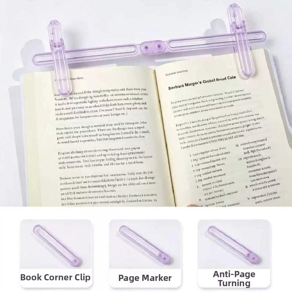 Multi-functional Reading Book Clip Slidable Folding Book Clip Convenient Books Fixed Clip Student