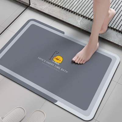 Alfombrilla Absorbente de Barro Diatomeas Alfombrilla para Suelo de Baño Peldaño de Puerta de Inodoro Alfombra Doméstica Antideslizante para Bañera Alfombrilla de Baño