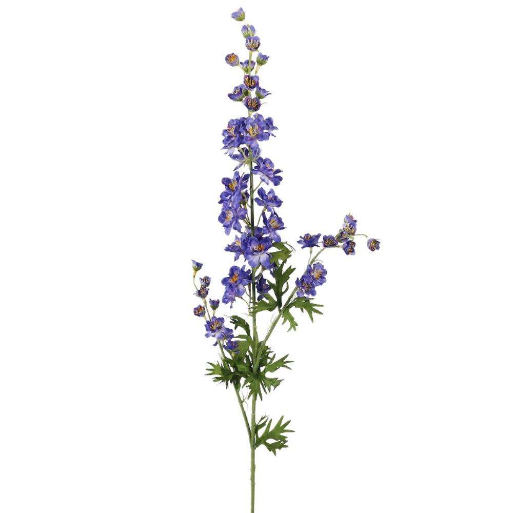 

Green Leaves Simulation Big Violet Handmade Faux Hyacinth Flower Branch Fake Flower Dining Table