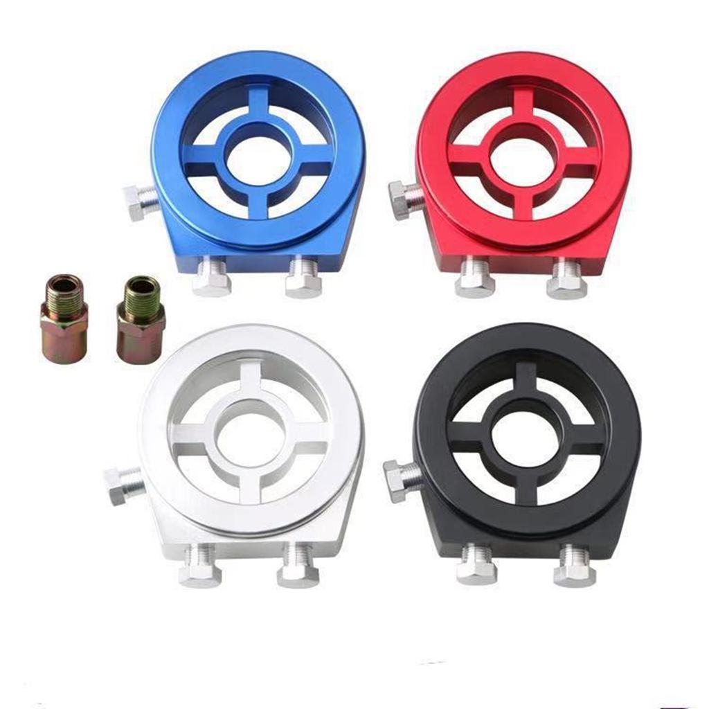 Adaptateur Sandwich pour Refroidisseur de Filtre à Huile M20*1.5 et 3/4-16 Kit Adaptateur Universel pour Capteur de Pression et Température d'Huile Avec Connecteurs