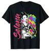 Selena-Quintanilla - Selena Colorful Retro T-Shirt Funny Graphic Tee Tops Gifts Short Sleeve Blouses Summer Fashion Clothing