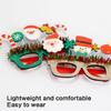 Christmas Glitters Parties Eyeglasses Frames Funny Eyeglasses Lovely Pattern for Party Make Up