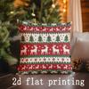 Home Decor Santa and Reindeer Christmas Pillow Suitable For Sofa Bedroom Car Pillow Cover Cushion Rectangular Back Cushion