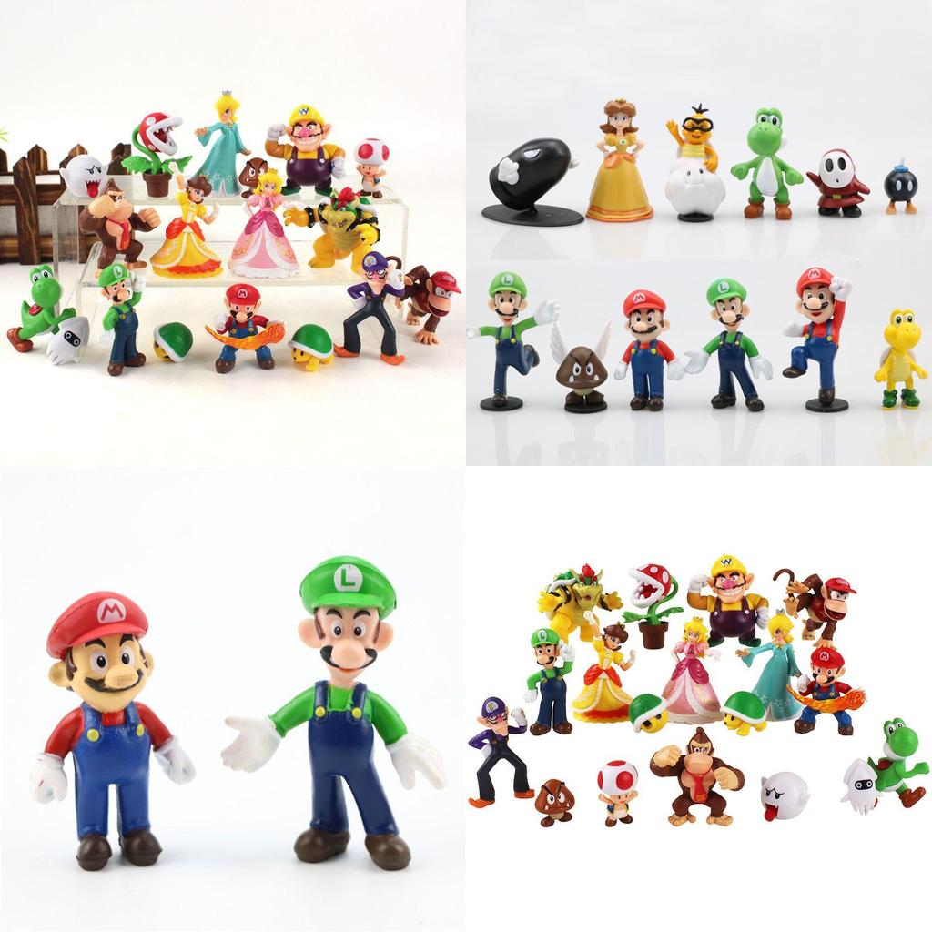 Amazing Super Mario Bros Action Figures Toys Perfect For Cake Decoration Collectibles And More