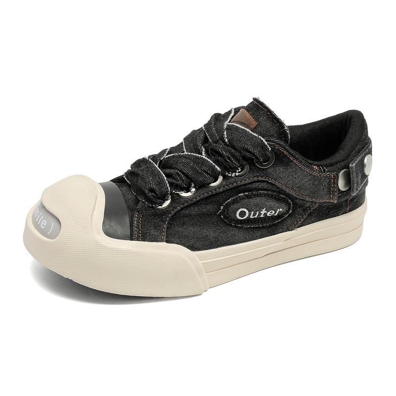 

Модная Классическая Модная Скейтбордическая Обувь для Мужчин Удобная Мужская Вулканизированная Обувь на Толстой Подошве Повседневная Обувь Противоскользящие Нейтральные Кроссовки 44 чёрный