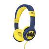Casque d'écoute - Batman DC - Filaire - Volume limité à 85 dB - Pour enfants 3-7 ans - Ajustement extensible