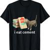 I Eat Cement Cat Shirt Kids Funny Dank Cat Meme T-Shirt(1)