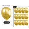 50 Pcs 5 Inch Chrome Metallic Helium Balloons for Birthday Wedding Anniversary Christmas Party Decorations