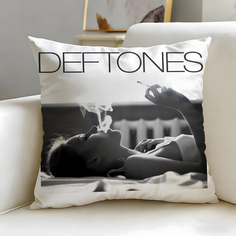 

Классическая группа Deftones Наволочка Мягкая Легко стирающаяся Подушка Универсальная для Дивана Кровати Путешествий и Офиса 30X30cm