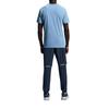 On Run Rundhals Bequemes Lässiges Kurzarm-T-Shirt Herren Tops Hellgrau Blau 1ME30370732