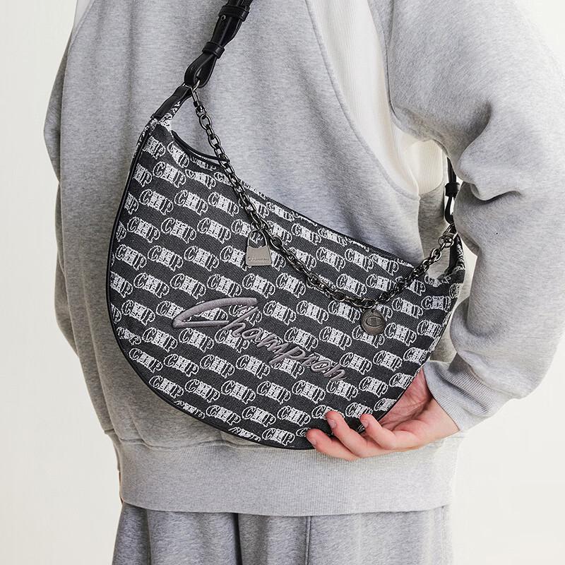 Champion Monogram Crescent Shoulder Bag