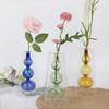 Household Transparent Table Decoration Flower Bottle Glass Vase Flower Vases Aromatherapy Bottle