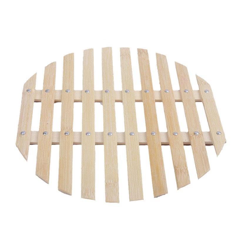 ZISIZ Edged Bamboo Steamer Mat Set