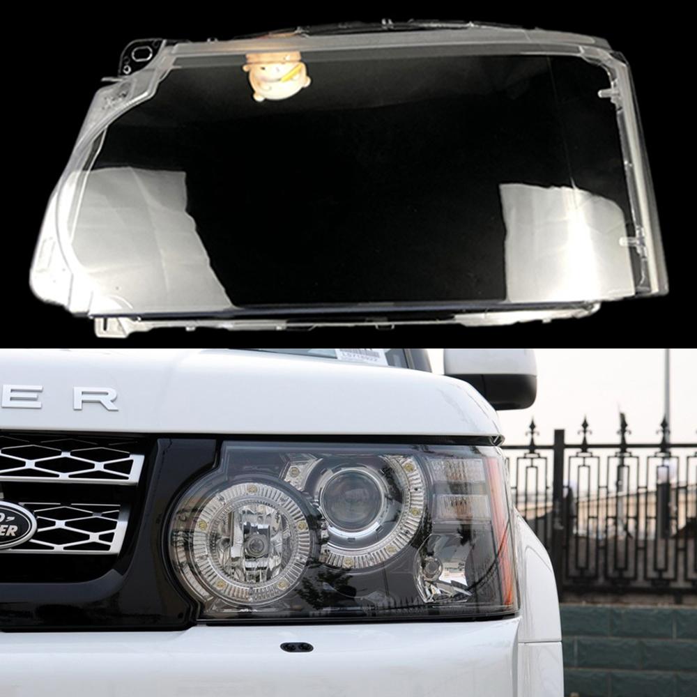 Auto Light Caps For Land Rover Range Rover Sport 2010 2011 2012 2013 Car Headlight Cover Transparent Lampshade Glass Lens Shell