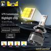 SANVI 3-inch LED Bi-Beam Car Headlights: White & Yellow DRL/Driving Light Dual Mode Upgrade