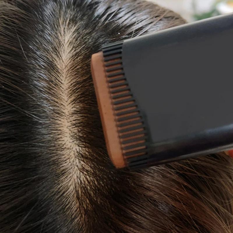 Hair Dye Stick with Comb 2 in1 Temporary Hair Coloring Covered White Hairs Long Lasting Hairline Pen Washable Black Brown Coffee