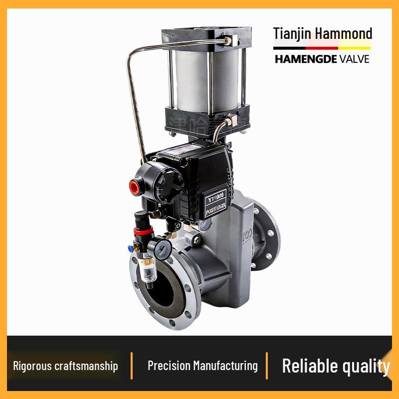 Hammond Aluminum Alloy Pneumatic Pinch Valve GJ641X-10L with Rubber Hose