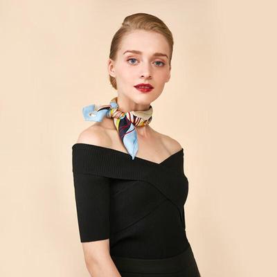 Aurora Floral Small Silk Scarf