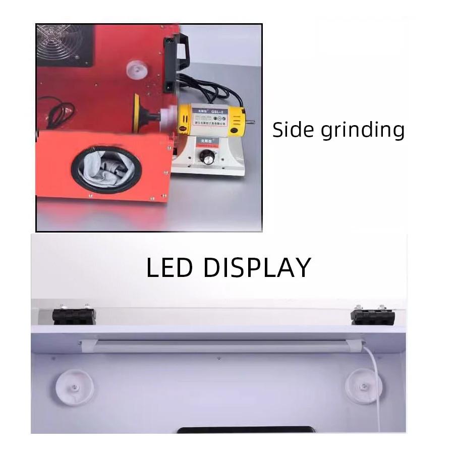 Grinding Dust Box Table Grinding Machine Metal One-Piece Dust Cover Cutting Grinding Carving Polishing Dustproof Device