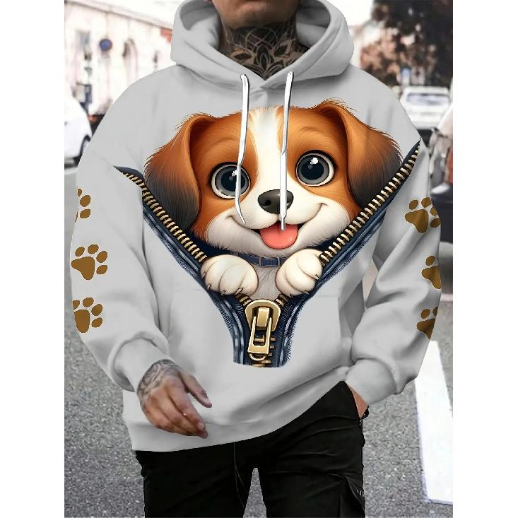 2026 New Colorful Animal Prints Hoodie 3D Sweatshirt Men/Women Hooded Autumn And Winter Coat Mens Clothing Funny Jacket Black Hoodies