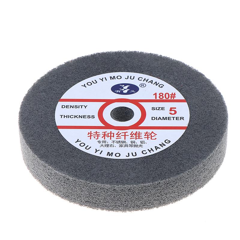 Hot Sale Metal Polishing Wheel 150*25mm Non-Woven Abrasive Disc Nylon Fiber 5P/7P/9P Options 180# For Polishing Operations