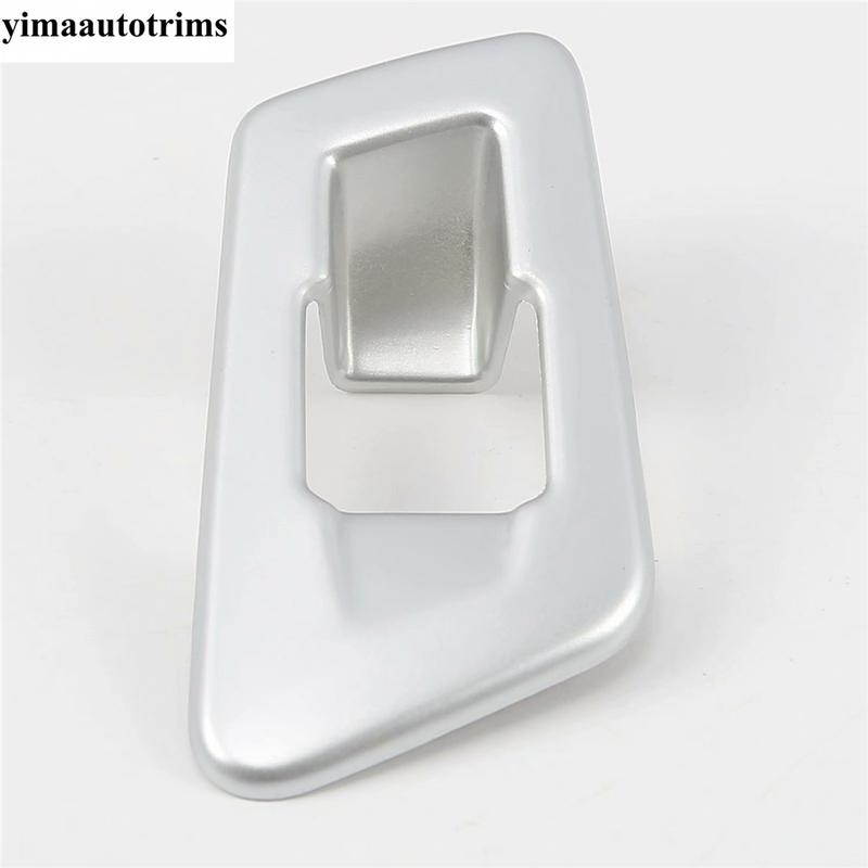 Rear Trunk Tailgate Switch Control Button Frame Cover Trim For Volkswagen T-Roc T Roc 2018 - 2025 Carbon Fiber / Matte Interior