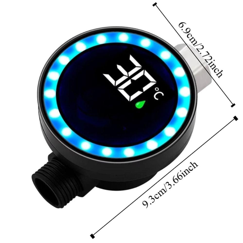 Edelstahl Wassertemperaturanzeige Wasserdicht Präzise Messung Badewasserthermometer LED Touch-Steuerung