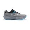 Saucony Triumph 21 Lace-Up Durable Waterproof Breathable Low-Top Training City Commuting Running Shoes Men sneaker Gray Black S20881-20