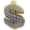 Les Trésors De Lily [M2668] - Golden White 'US Dollar' Cushion