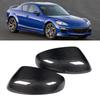 2pcs Carbon Fiber Rearview Mirror Housing Cover Fits for Mazda RX8 20012010