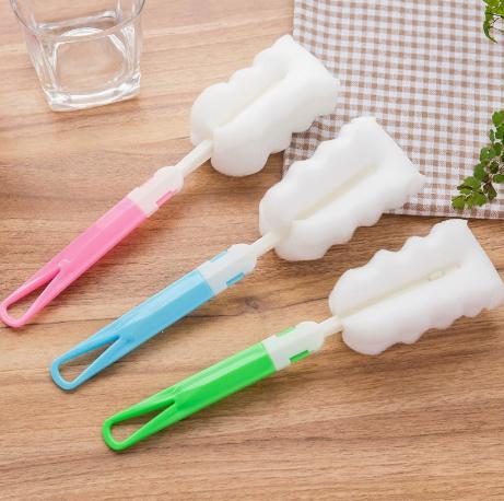 Cup Cleaning Brush with Sponge for Kitchen, Dish and Bottle for Glasses and Mugs