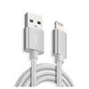 Lot de 10 Cable de charge résistant 1 Mètre chargeur pour iPhone 11 6.1" Couleur Argent - Marque Yuan Yuan
